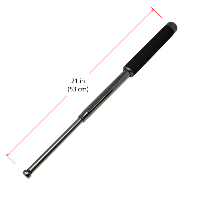 GUN METAL 21 INCHES EXPANDABLE BATON