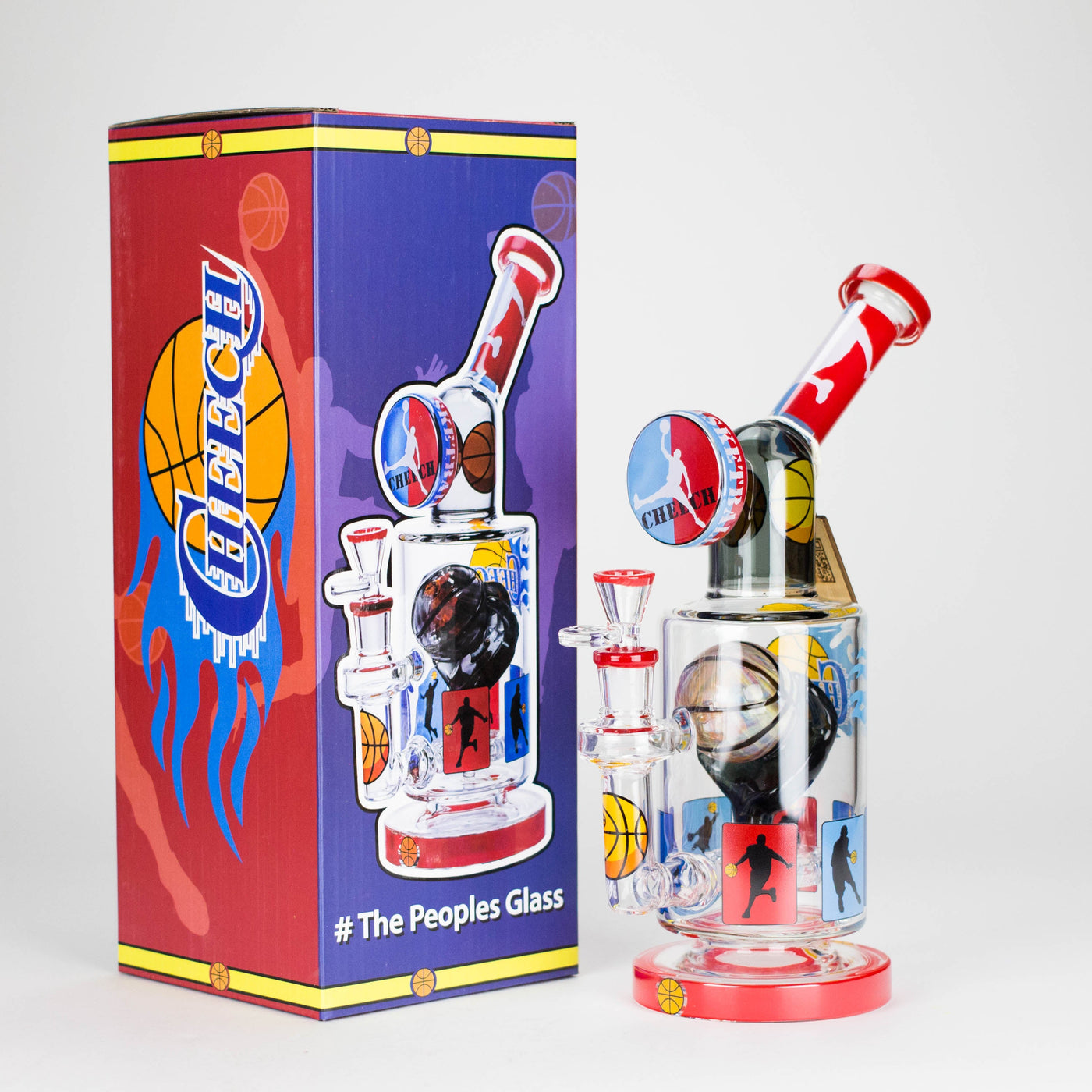 Cheech | 12″ Dunked Out Basketball Bong