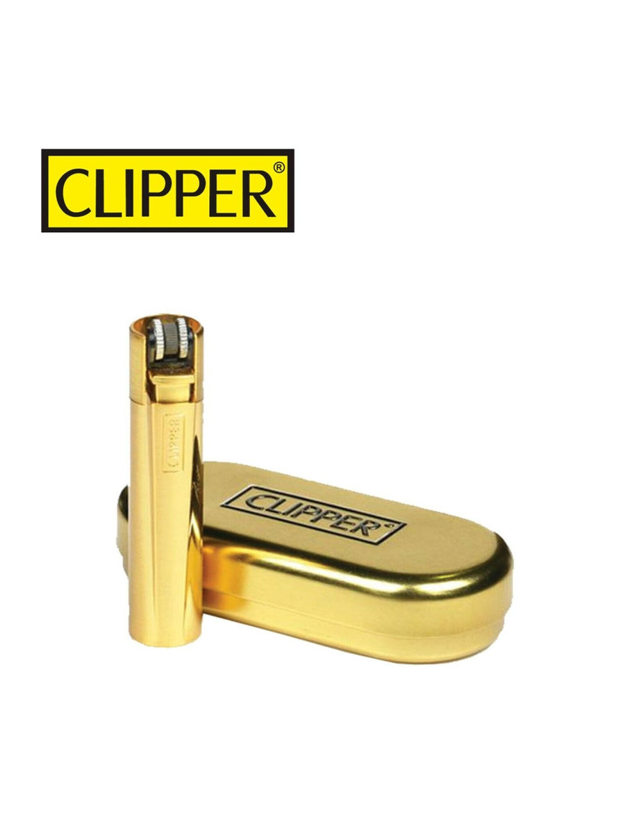 Clipper Metal Lighters - Gold