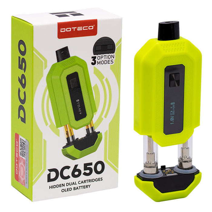 Doteco DC650 Digital Dual Cartridge 510 Battery