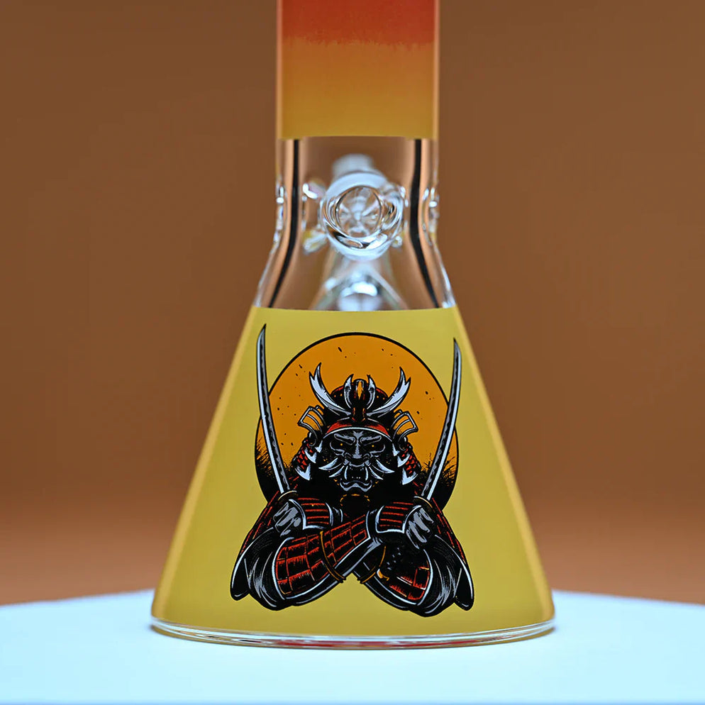Castle Glassworks | 16" Samurai Bong – Extra Thick Glass