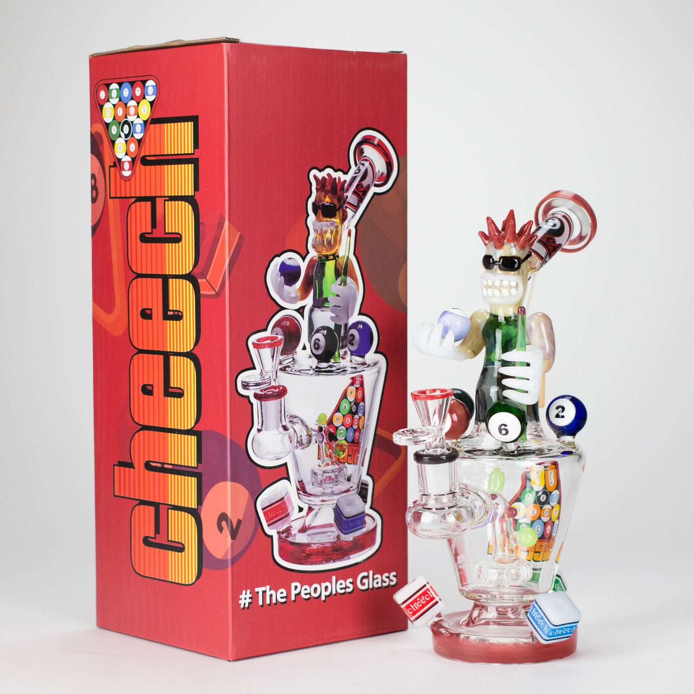 Cheech Glass | 11.5" Pool Hall Blazy Buddy Bong