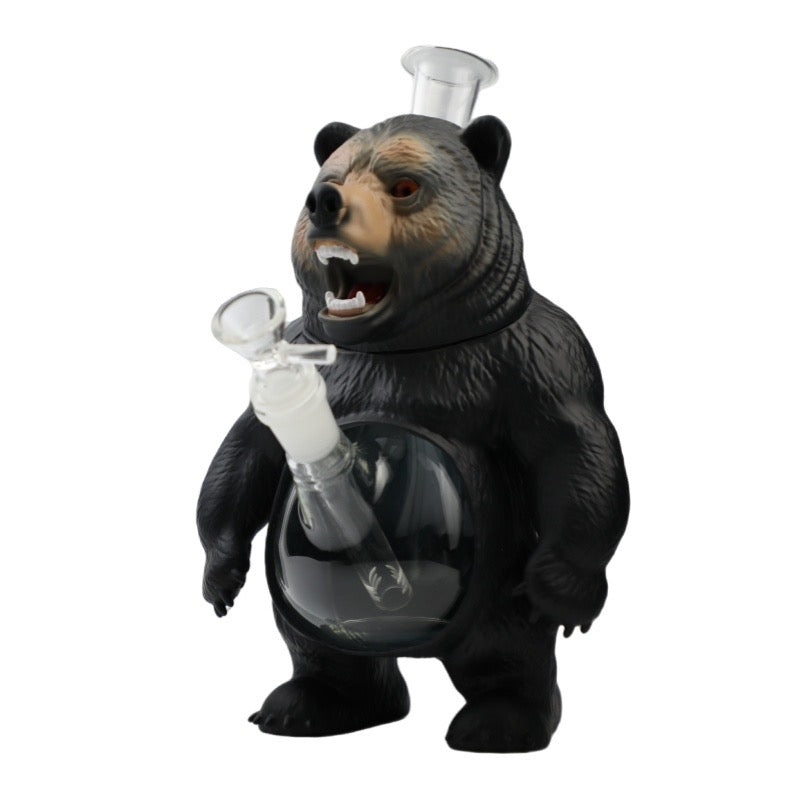 9.1″ Black Bear Water Pipe Bong