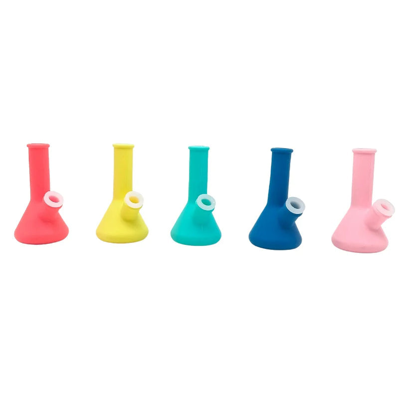5“ Mini Silicone Beaker Bong-Assorted