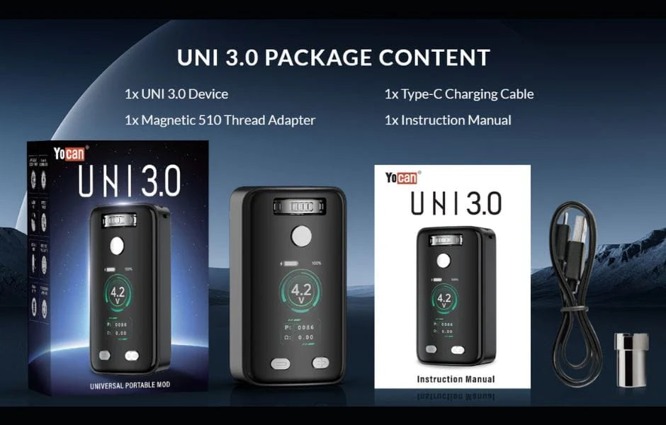 Yocan UNI 3.0 Universal 510 Battery