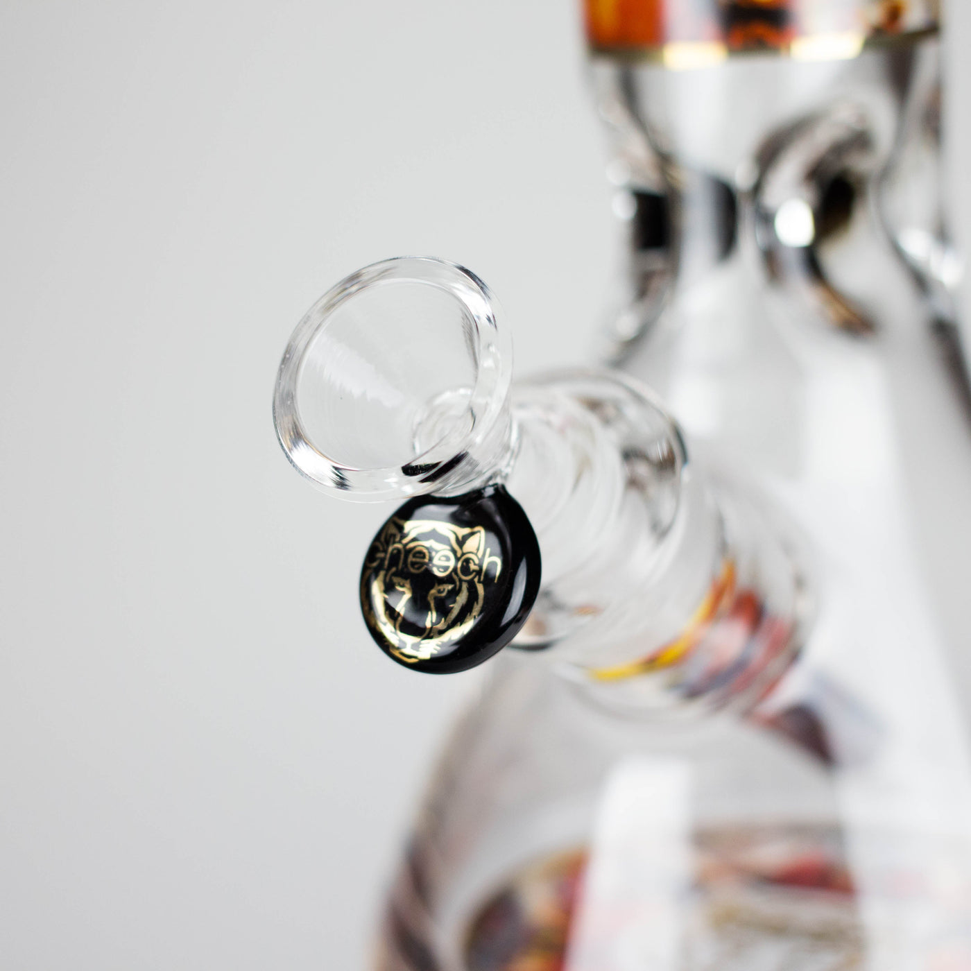 Cheech | 13″ Tiger Decal Beaker Bong