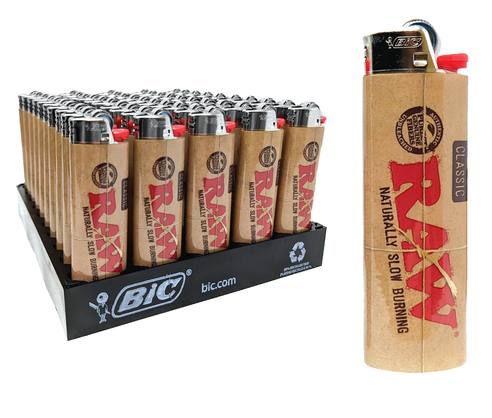 BIC RAW Lighter Pack -
50 Lighters in One