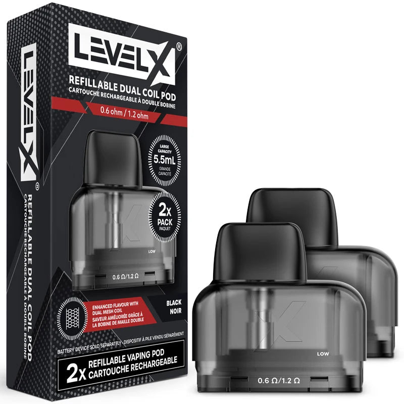 Level X Refillable Dual Coil Pods (2pk)