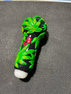 420 Leaf Glow In The Dark Hand Pipe 5″