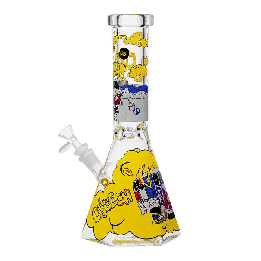 CHEECH 12” 7MM SMOKEY CAMPER
DECAL BEAKER [CH298]