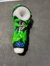 420 Leaf Glow In The Dark Hand Pipe 5″