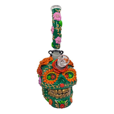 Flowering Skull Bong