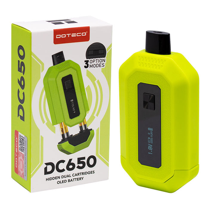 Doteco DC650 Digital Dual Cartridge 510 Battery