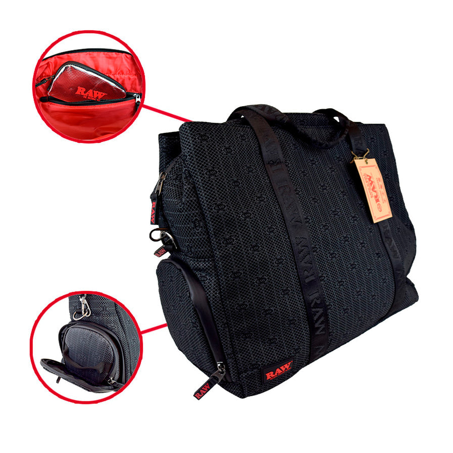 RAW RAWK & Roll All Night Tote Bag