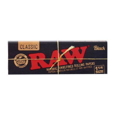 RAW Black Rolling Papers - 1¼