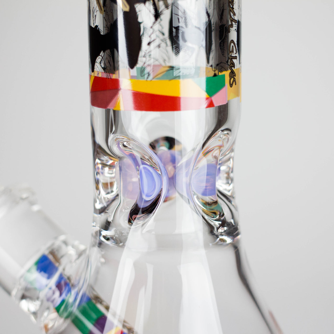 Cheech | 13″ Cat Decal Beaker Bong