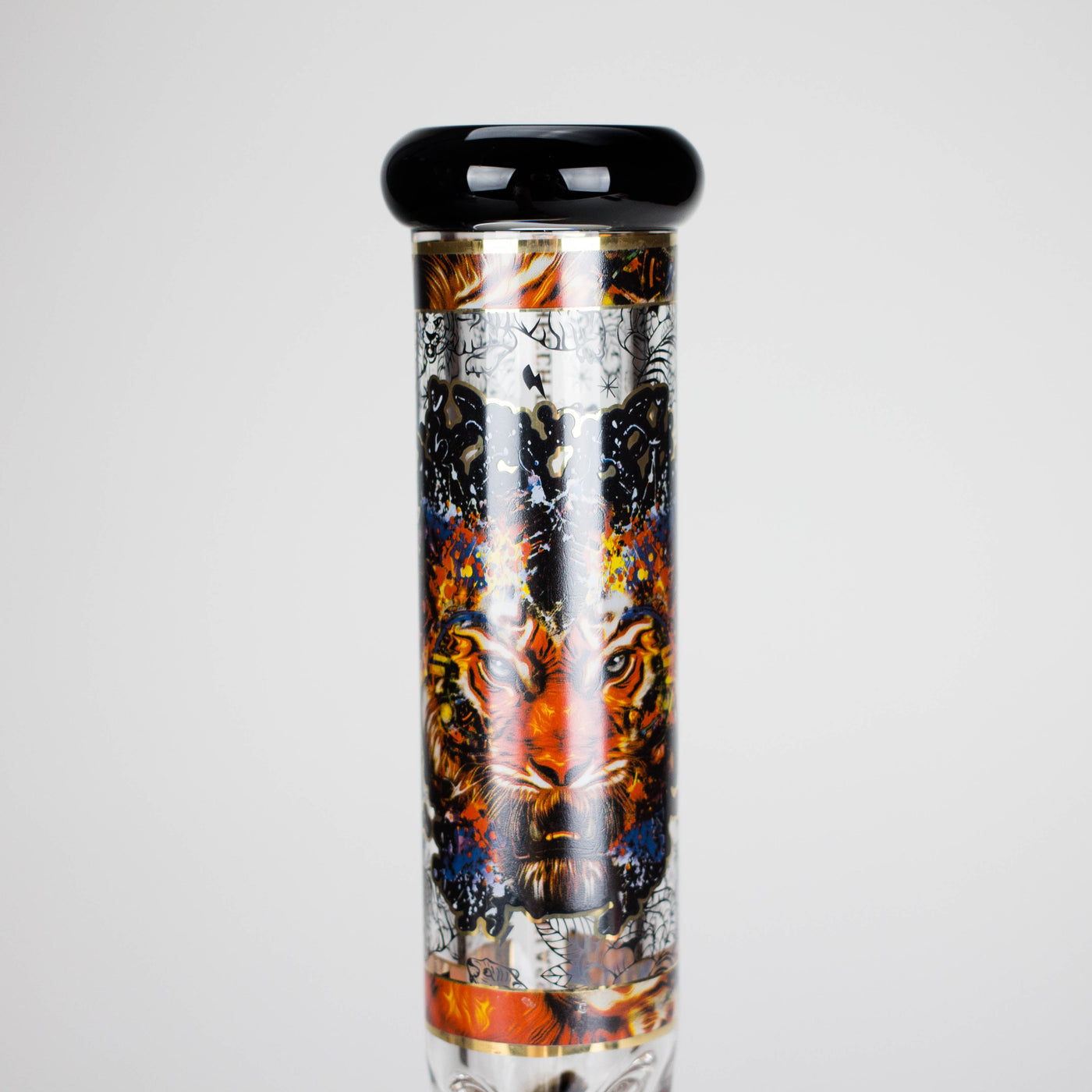 Cheech | 13″ Tiger Decal Beaker Bong
