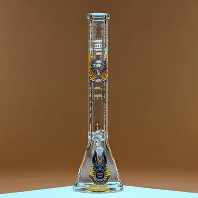 18" Anubis Castle Glass Bong