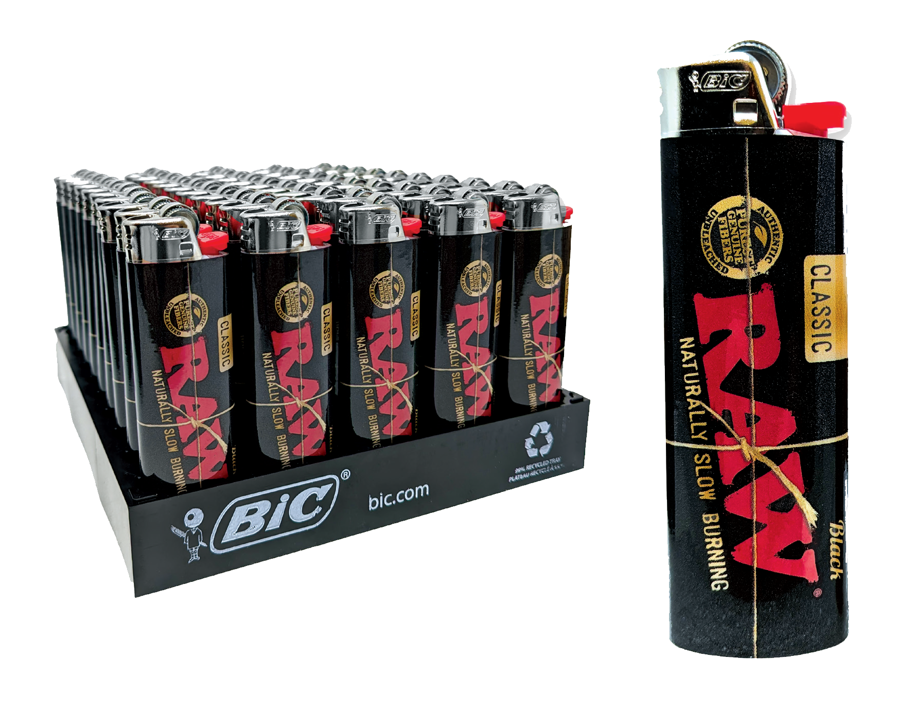 BIC RAW Lighter Pack -
50 Lighters in One