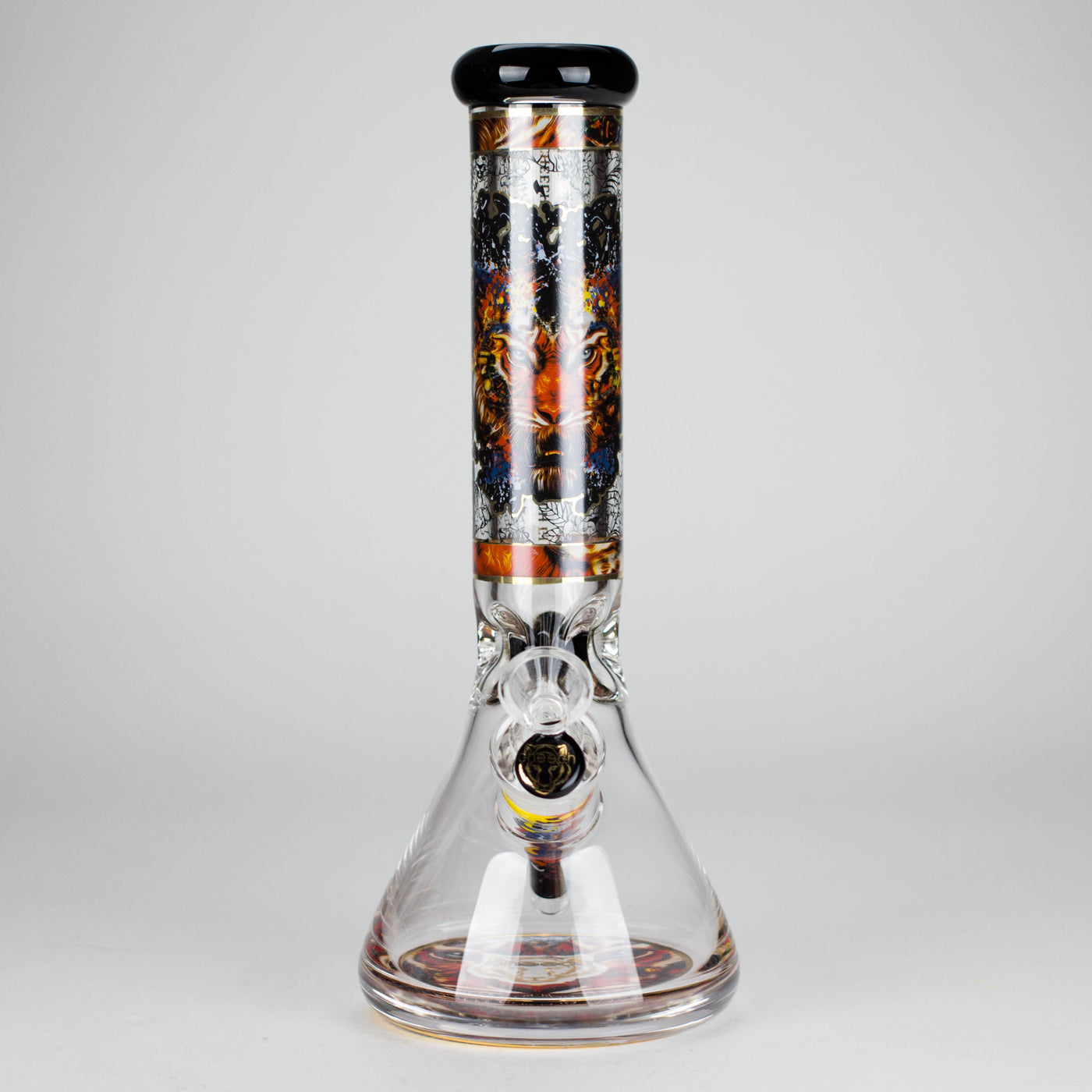 Cheech | 13″ Tiger Decal Beaker Bong
