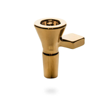 RED EYE TEK 18" 24K GOLD TERMINATOR HEX TUBE WATER PIPE