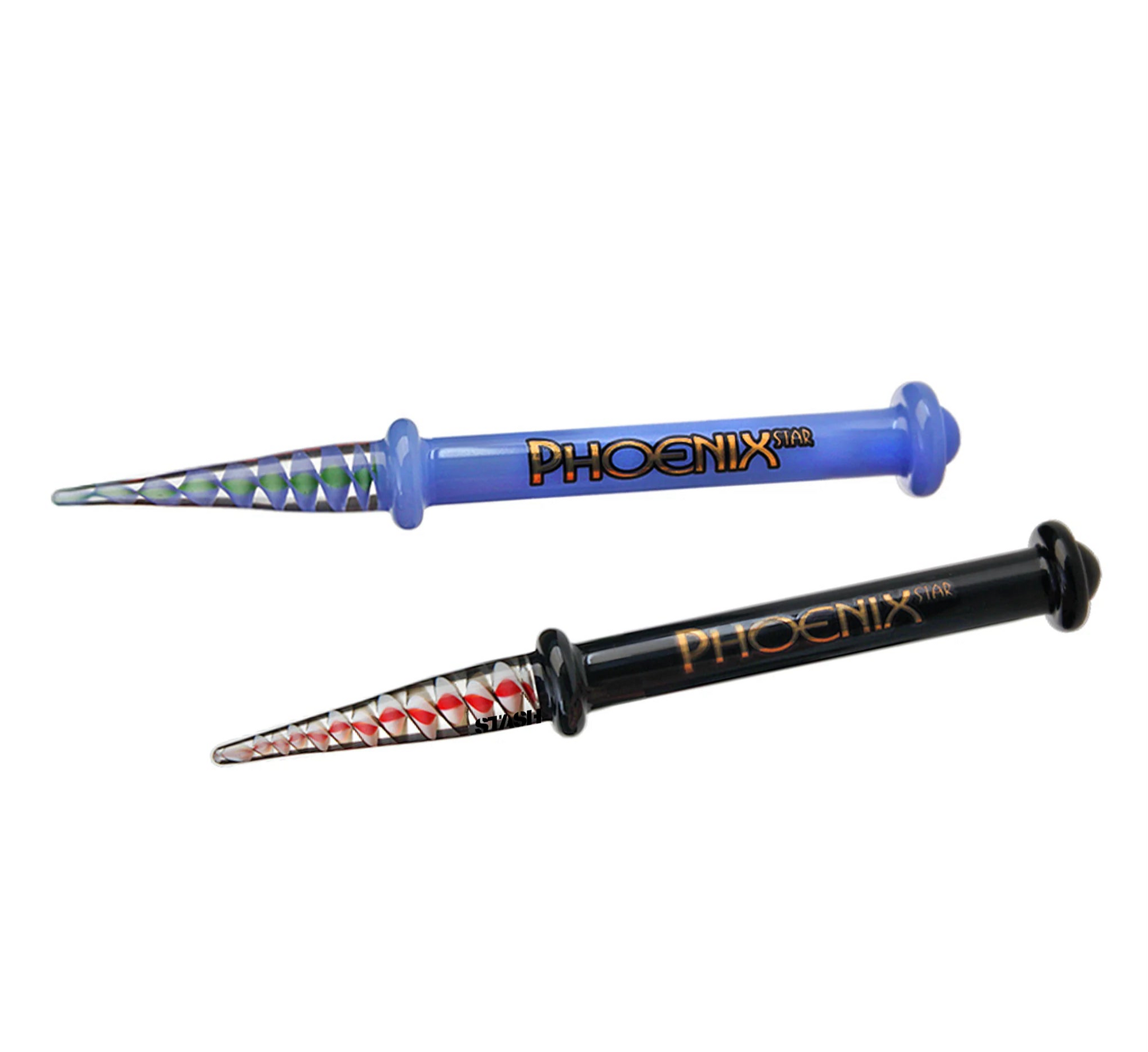 Phoenix Swirl Glass Dabber Pen
