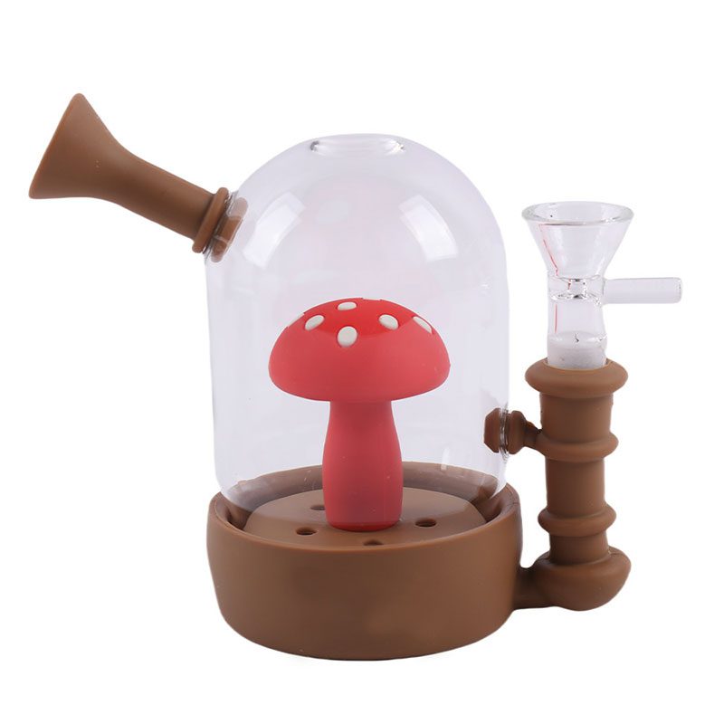 5″ Mushroom Silicone Bong