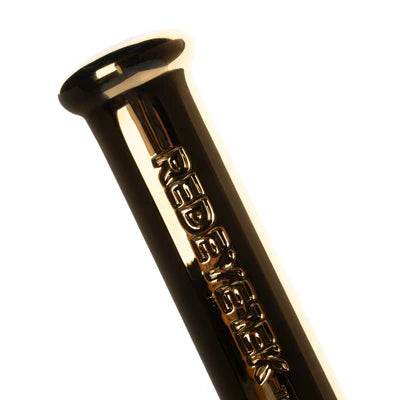 RED EYE TEK 18" 24K GOLD TERMINATOR HEX TUBE WATER PIPE