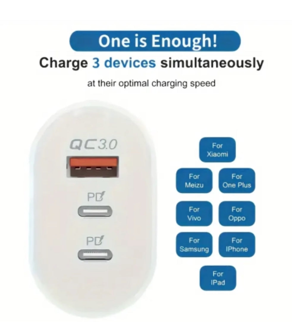40W USB-C Fast Charger Block