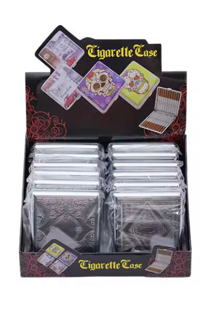 Elegant cigarette case with printed pattern For Storage And Design