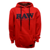 RAW RED PULLOVER HOODIE