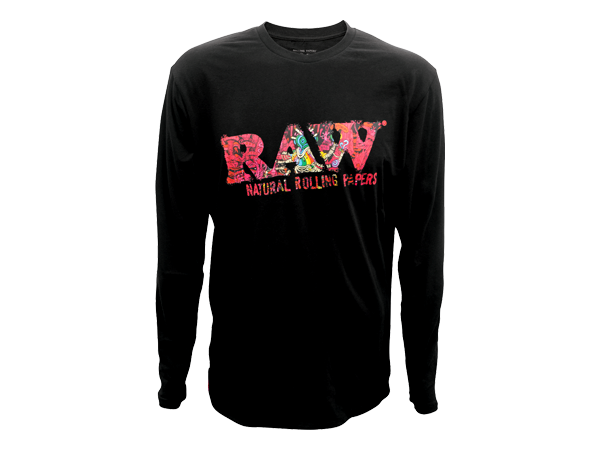 RAW CREWNECK RED BRAND LONG SLEEVE