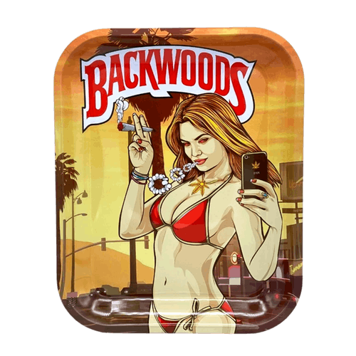 Metal Rolling Tray - Large - BACKWOODS GTA 4