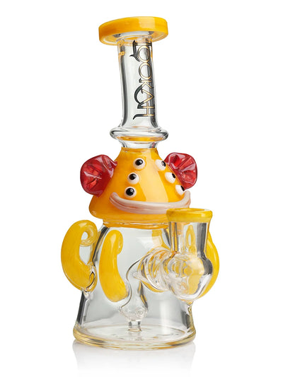 10" Cute Mini Six Eyes Clown Octopus Glass Dab Rig