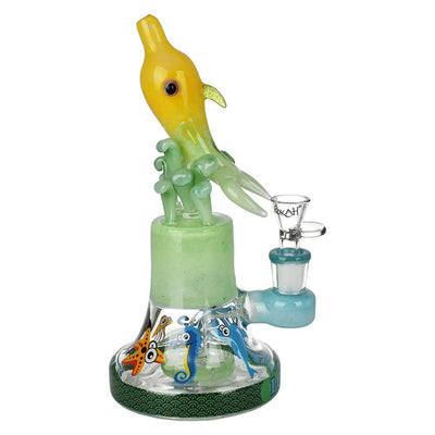 Lookah Glass Dolphin Dab Rig- 9" / 14mm F / Colors Vary