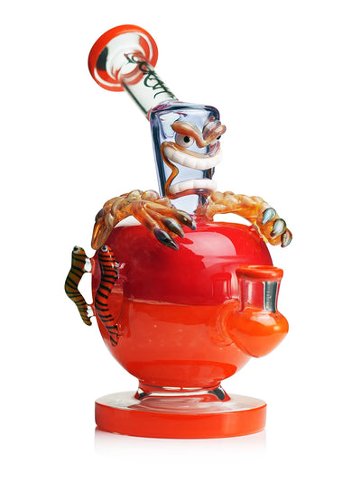 Lookah Bong 9" Mini Poison Apple Glass Dab rig