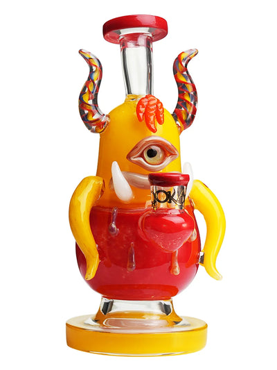 Lookah Bong 8" Mini One-Eyed Big-Bellied Monster Glass