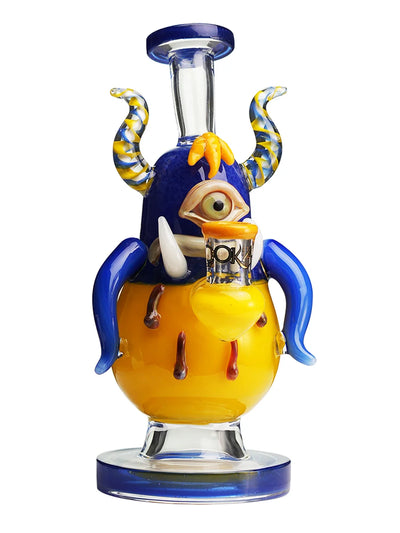 Lookah Bong 8" Mini One-Eyed Big-Bellied Monster Glass