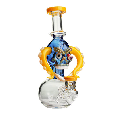 8.10" Mini Cool Excitement Skull Dab Rig