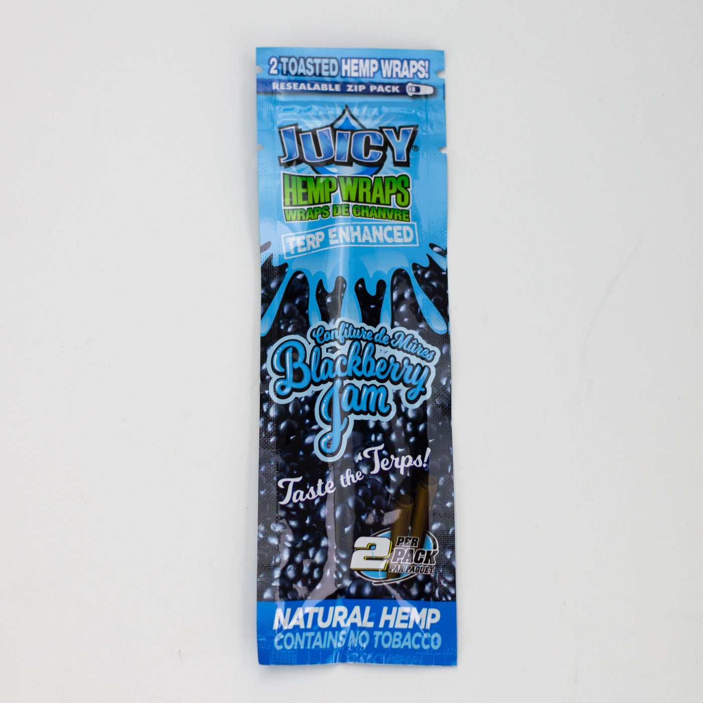 Juicy Jay's TERP Enhanced Hemp Wraps pack of 2
