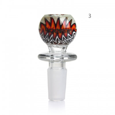 Phoenix Star 7-Hole Glass Filter Screen Bong Slide Bowl 14mm