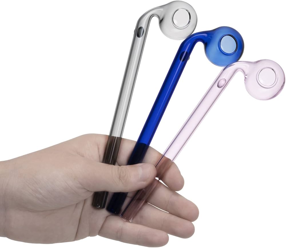 Glass Oil Burner Pipe Spoon