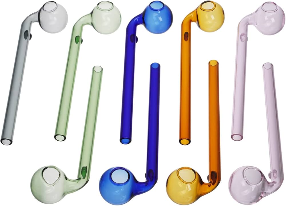 Glass Oil Burner Pipe Spoon