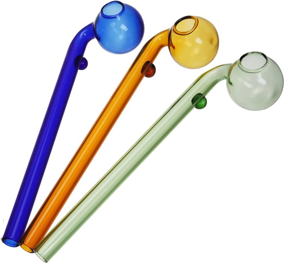 Glass Oil Burner Pipe Spoon