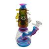 LIT SILICONE 7" MONSTER BUBBLER W/RESIN SHELL