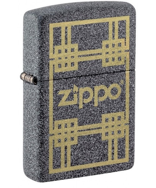 Zippo Lighter with Zippo Print