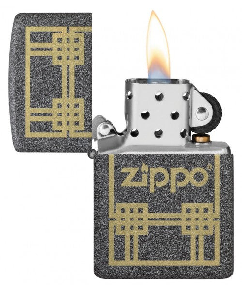 Zippo Lighter with Zippo Print