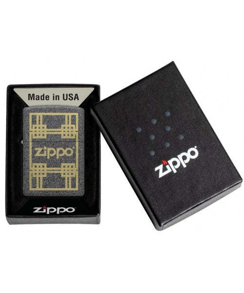 Zippo Lighter with Zippo Print