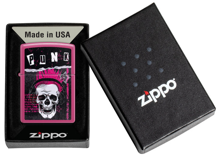 Zippo Punk Skull Design