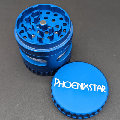 PHOENIX 2.5" GRIPPED GRINDER W/ WINDOW